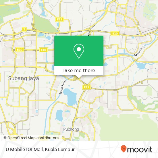Peta U Mobile IOI Mall