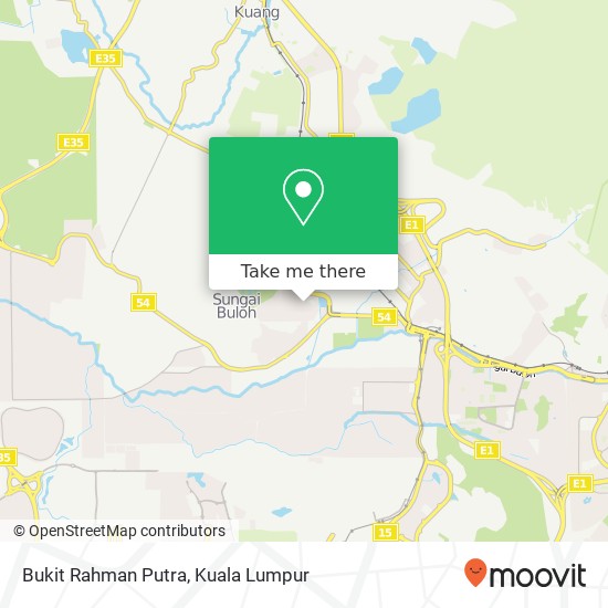 Peta Bukit Rahman Putra