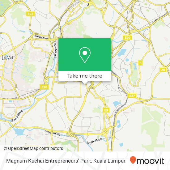 Magnum Kuchai Entrepreneurs' Park map