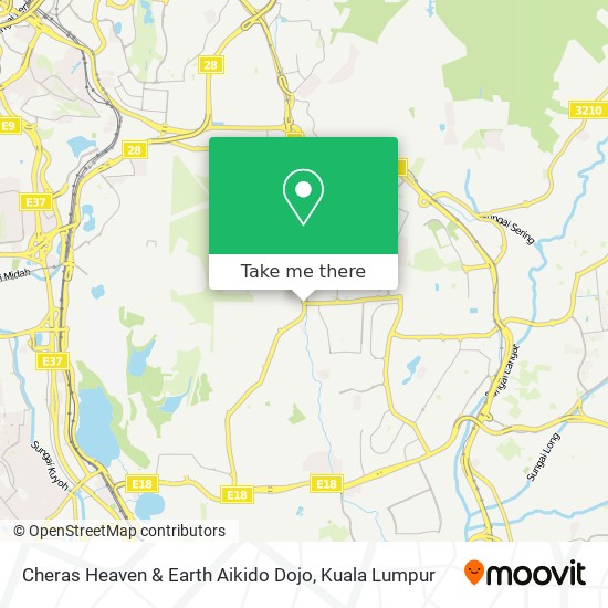 Cheras Heaven & Earth Aikido Dojo map