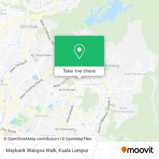 Maybank Wangsa Walk map