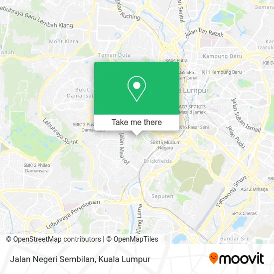 Jalan Negeri Sembilan map