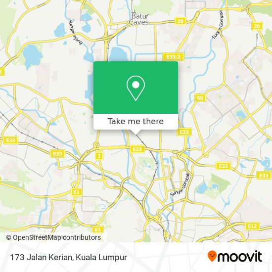 173 Jalan Kerian map