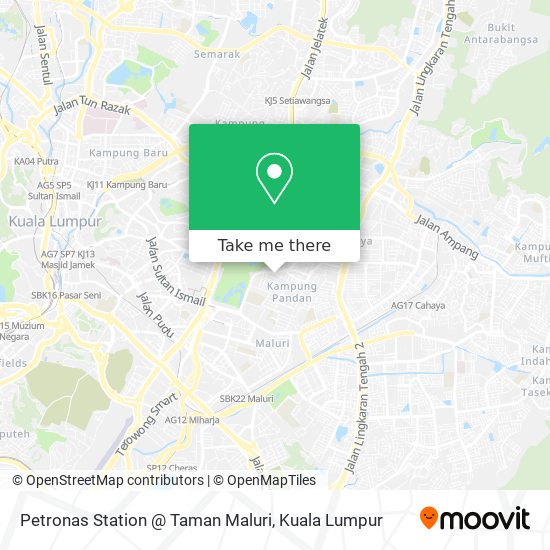 Petronas Station @ Taman Maluri map