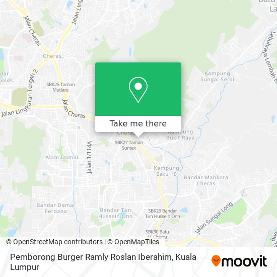 Peta Pemborong Burger Ramly Roslan Iberahim