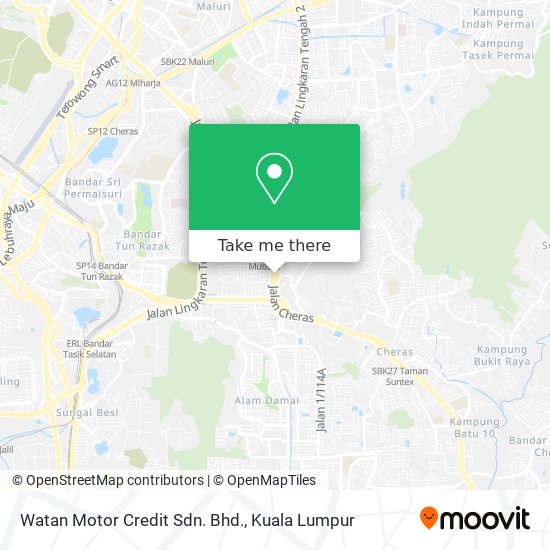 Watan Motor Credit Sdn. Bhd. map