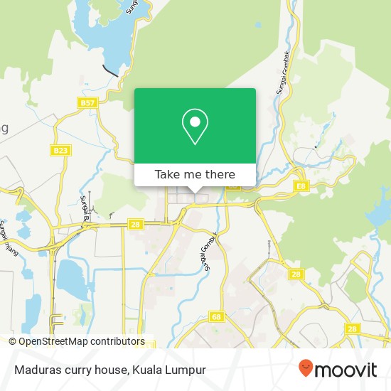 Maduras curry house map