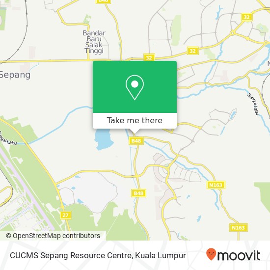 CUCMS Sepang Resource Centre map