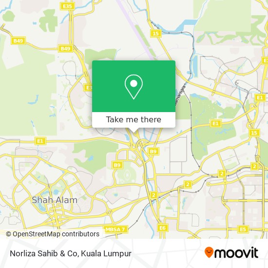 Norliza Sahib & Co map