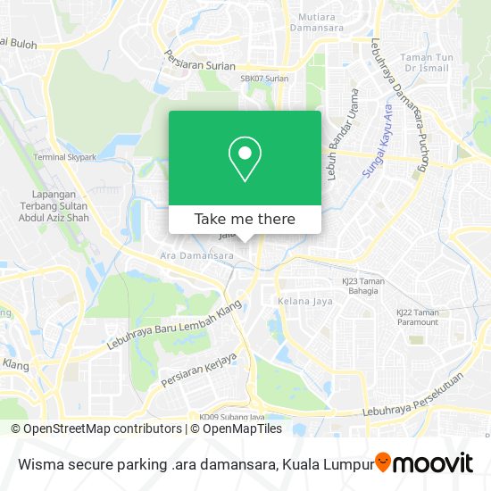 Wisma secure parking .ara damansara map