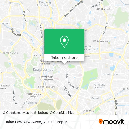 Jalan Law Yew Swee map