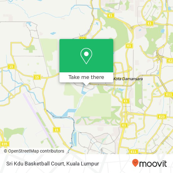 Sri Kdu Basketball Court map