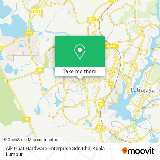 Aik Huat Hardware Enterprise Sdn Bhd map