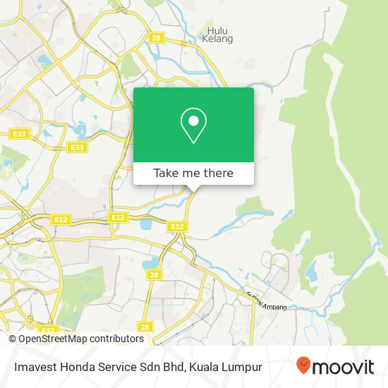 Imavest Honda Service Sdn Bhd map