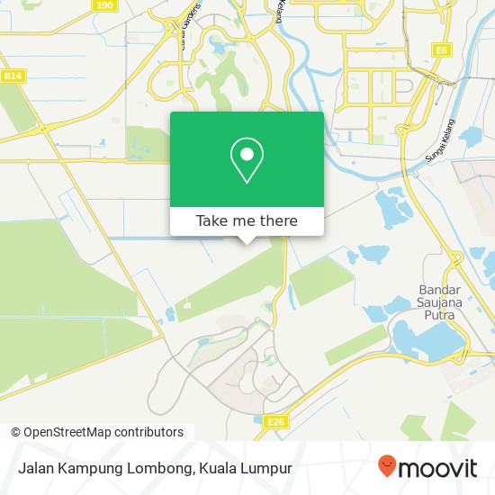 Peta Jalan Kampung Lombong