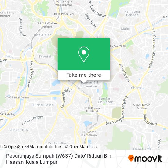 Pesuruhjaya Sumpah (W637) Dato' Riduan Bin Hassan map