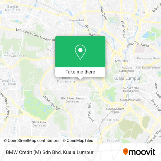 BMW Credit (M) Sdn Bhd map