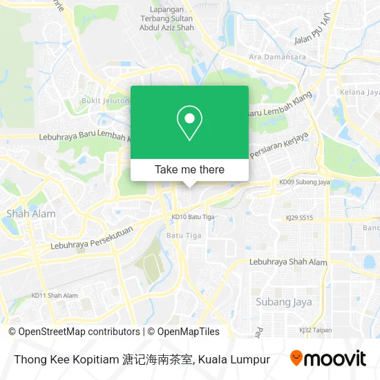 Thong Kee Kopitiam 溏记海南茶室 map