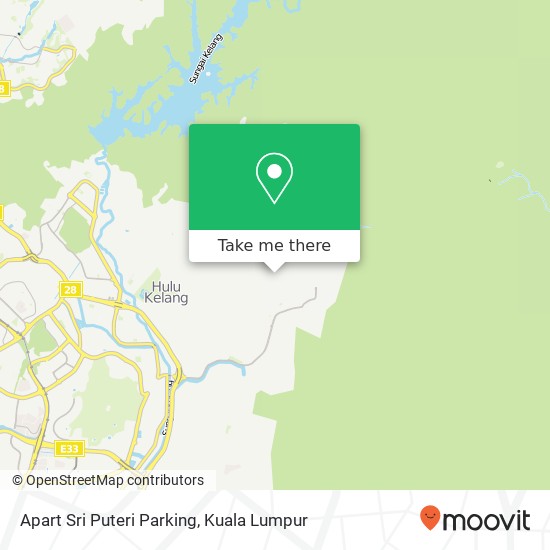 Peta Apart Sri Puteri Parking