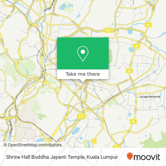 Shrine Hall Buddha Jayanti Temple map