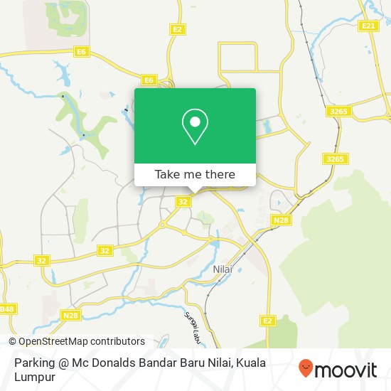 Peta Parking @ Mc Donalds Bandar Baru Nilai