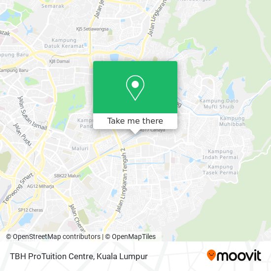 TBH ProTuition Centre map