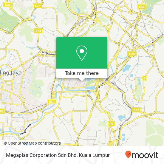 Megaplas Corporation Sdn Bhd map