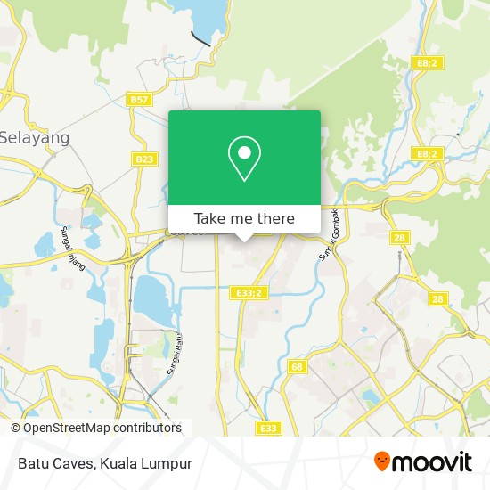 Batu Caves map