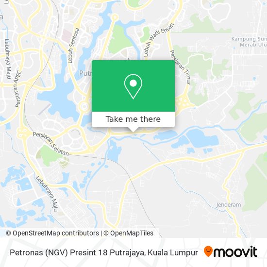 Peta Petronas (NGV) Presint 18 Putrajaya
