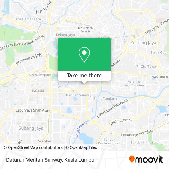 Dataran Mentari Sunway map