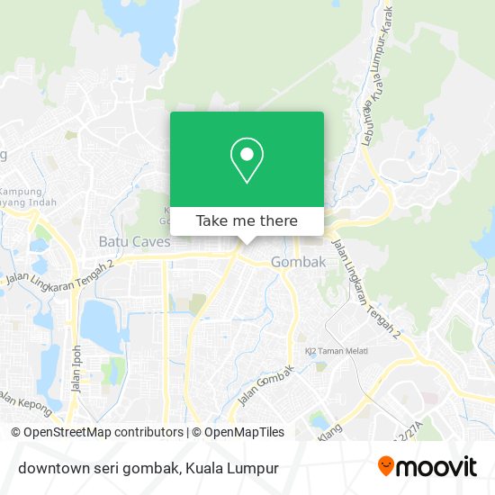 downtown seri gombak map