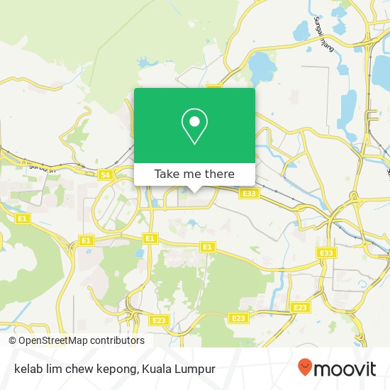 kelab lim chew kepong map