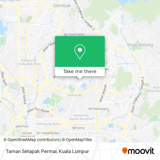 Peta Taman Setapak Permai