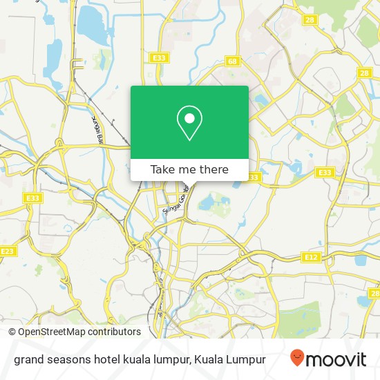 grand seasons hotel kuala lumpur map