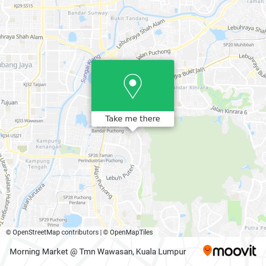 Morning Market @ Tmn Wawasan map