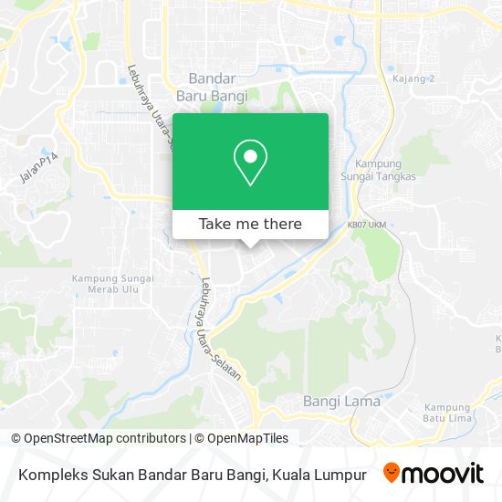 Kompleks Sukan Bandar Baru Bangi map
