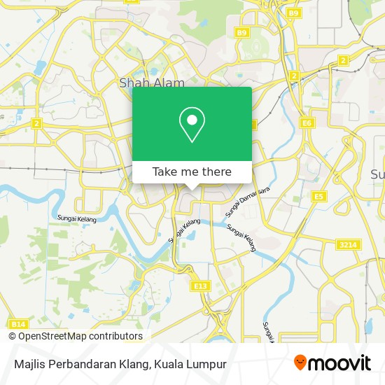 Majlis Perbandaran Klang map