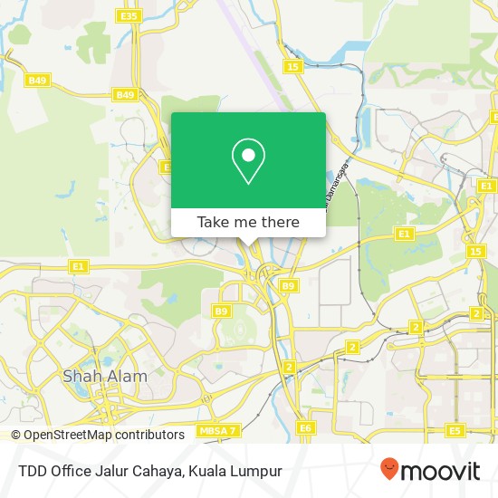 TDD Office Jalur Cahaya map