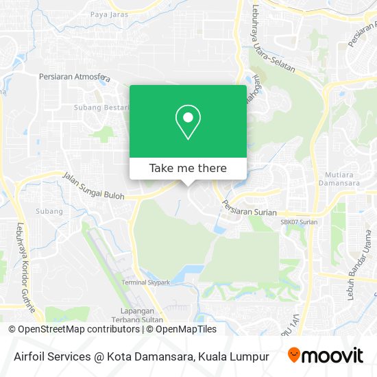 Peta Airfoil Services @ Kota Damansara