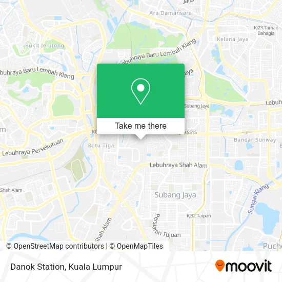 Danok Station map