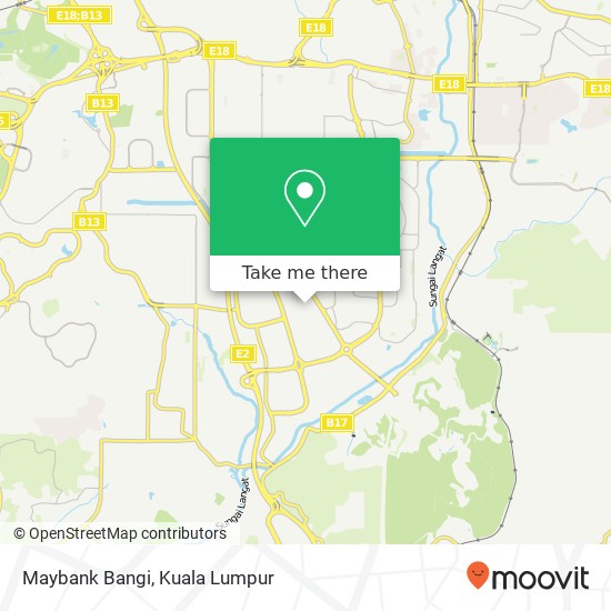 Maybank Bangi map