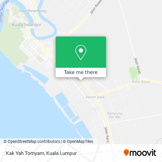 Peta Kak Yah Tomyam