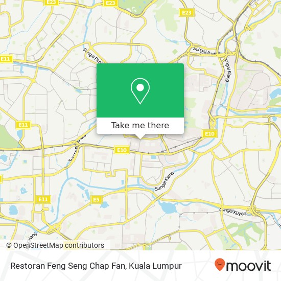 Peta Restoran Feng Seng Chap Fan