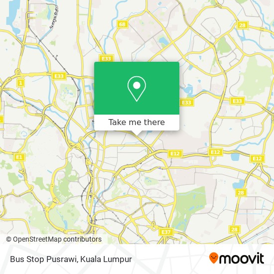 Bus Stop Pusrawi map