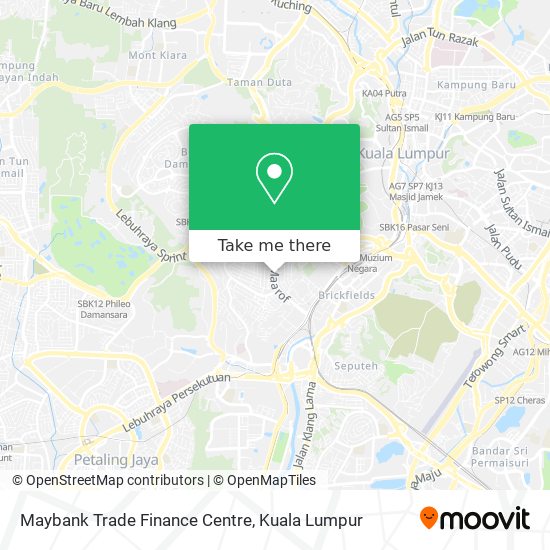 Maybank Trade Finance Centre map