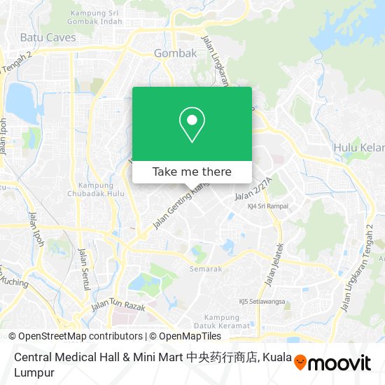 Central Medical Hall & Mini Mart 中央药行商店 map