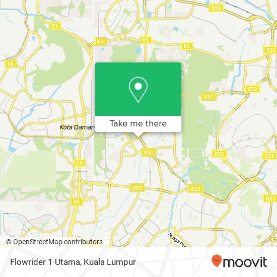 Flowrider 1 Utama map