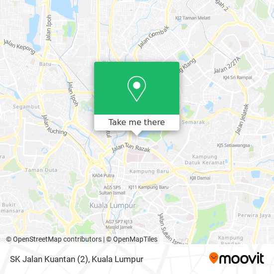 SK Jalan Kuantan (2) map