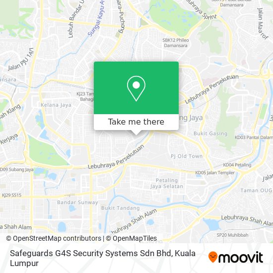 Safeguards G4S Security Systems Sdn Bhd map