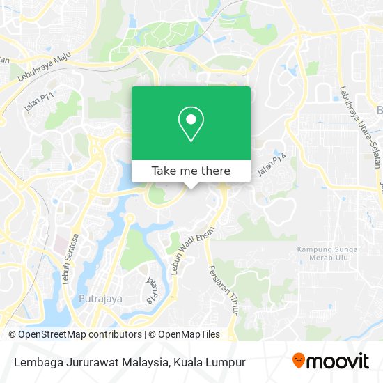 Lembaga Jururawat Malaysia map